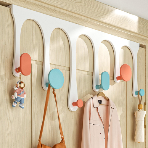 免打孔门背式衣服挂架