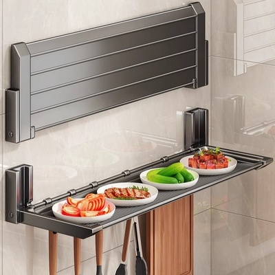 收纳架免打孔壁挂式备菜置物架