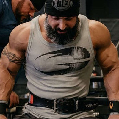 【GASP旗舰店】健身高弹螺纹背心