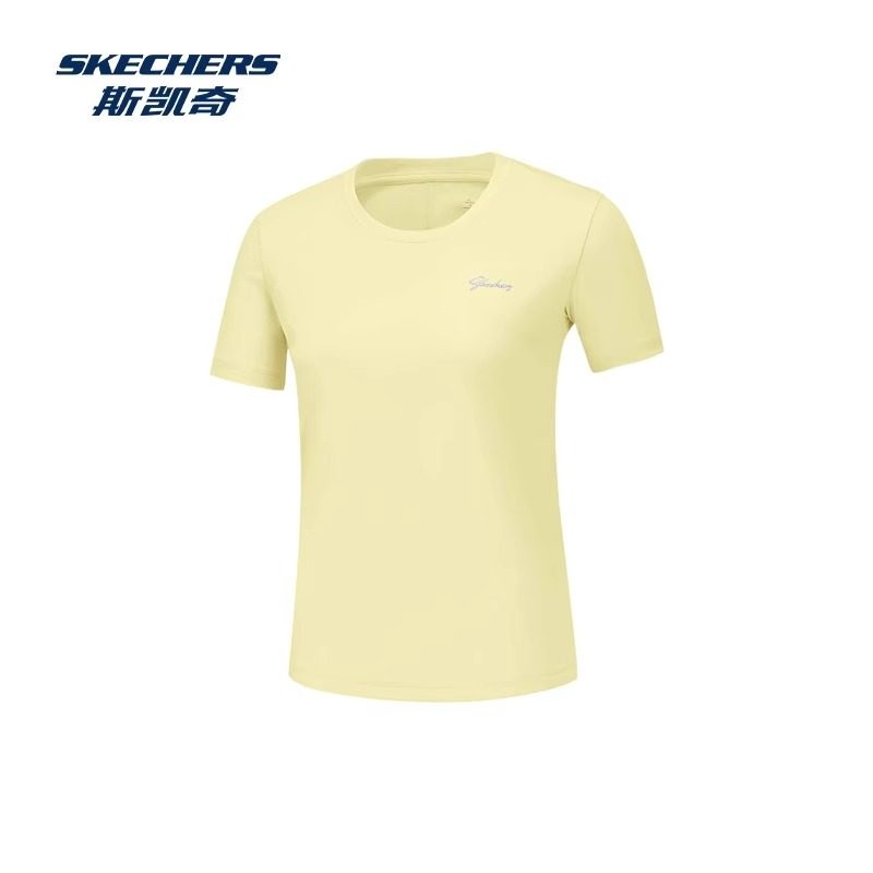 Skechers斯凯奇男士短袖T恤夏季运动休闲透气舒适上衣P225W224