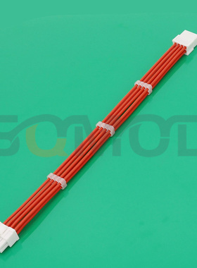 SQC21显卡8Pin电源延长线 显卡8针 GPU供电加长线  8PIN 电源GPU线材 8针公母线 198芯特软硅胶线红色线白壳