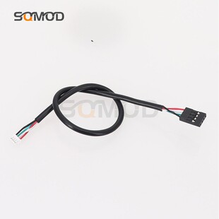 USB数据线 50cm SQE14杜邦2.54 触摸显示屏线 30cm 26A护套线 4P转MX1.25 2464