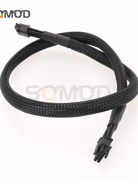 SQC34直连原生12+4PIN原生PCIE5.0 ATX3.0模组线3090TI/4090显卡供电线 16PIN对16PIN  18AWG 16AWG黑色套网