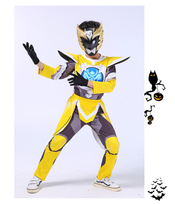 神兽金刚4衣服铠甲勇士服装神兽金刚六合体万圣节演出服套装现货