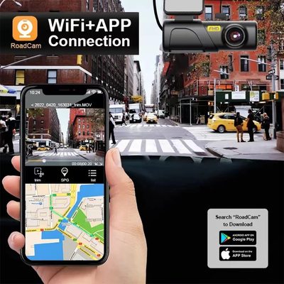 日本无印MUJIE爆款手机行车记录仪通用网约车高清全景WIFI24H监控