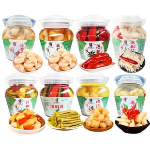 虎将800g罐装冰糖蒜瓣甜蒜糖醋蒜大蒜头泡豇豆泡洋姜泡辣椒泡藠头