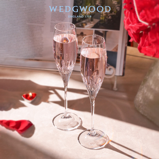 WEDGWOOD红酒杯水晶进口高颜值葡萄酒对杯结婚礼物verawang香槟杯