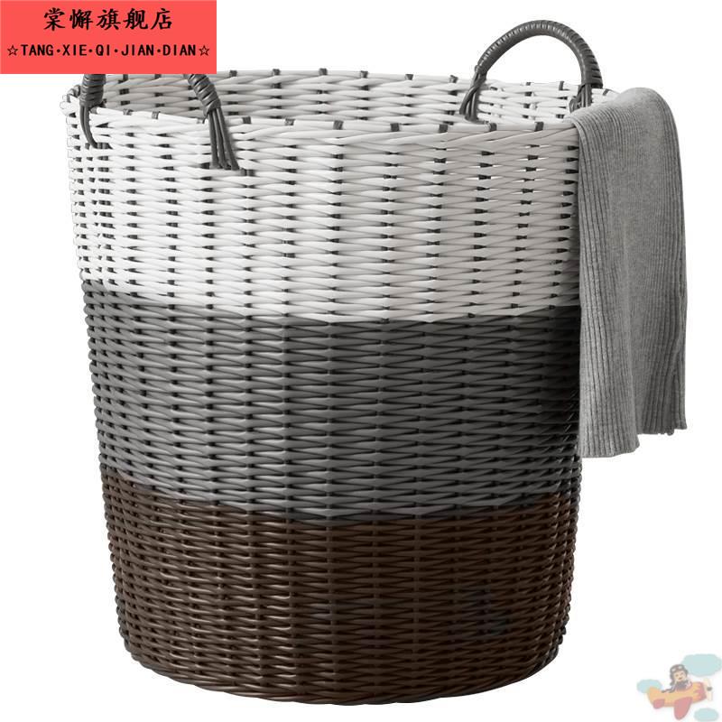 美容院毛巾收纳筐塑料脏衣篮脏衣服衣物娄篮子浴室放玩具框洗衣篓