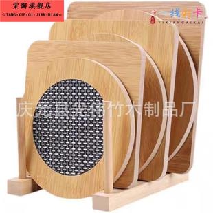 砂锅隔热专用垫珐琅锅耐高温大尺寸底座托盘木垫ins家用厨房木质