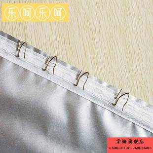 挡光遮阳布阳台卧室隔热防晒帘家用双面银 轻薄不透全遮光窗帘夏季