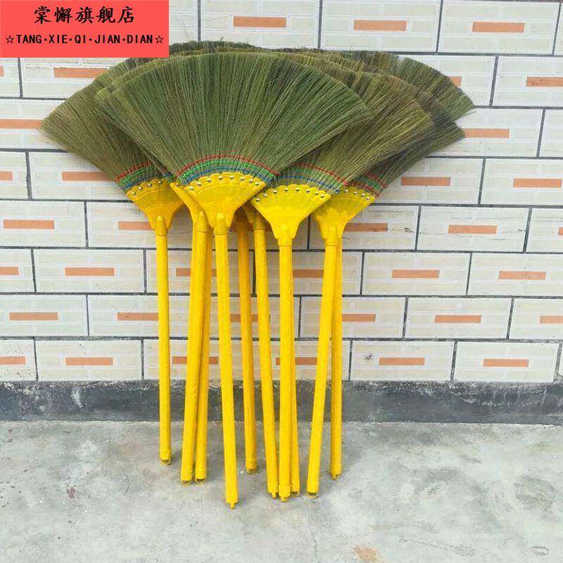 包邮工厂用加厚芒草扫把软毛扫帚扫地板家用手工扫地笤帚不沾毛发