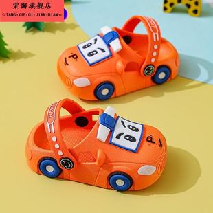 2025新款 儿童凉拖鞋 男女小孩软底学步宝宝可爱卡通防滑包头洞洞鞋