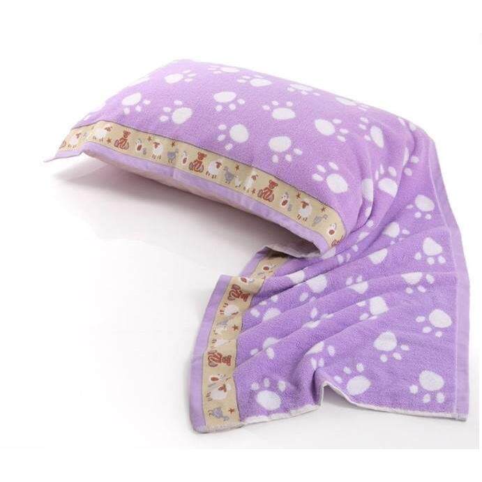 枕巾1.3米毛巾加大结婚加长1.2米双人加厚棉棉枕头1.5米