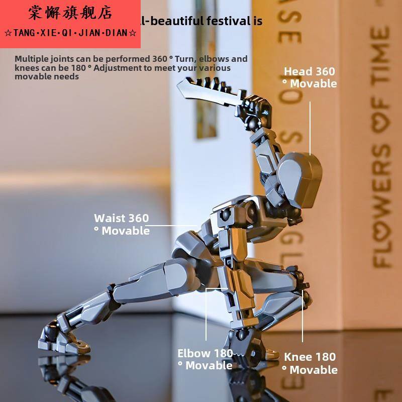 新款第3代假人玩偶百变DIY解压玩具幸运人偶13关节可动3D打印人偶