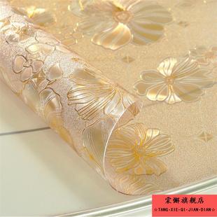 铺胶 加厚防烫方桌子垫子桌面软玻璃透明桌布用 垫在餐桌上