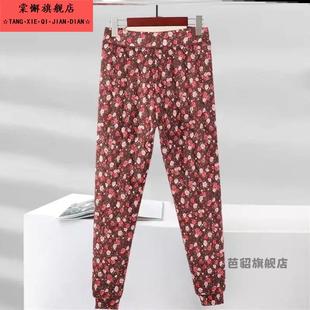 冬季 加厚高弹高腰显瘦三层柔软 老人中老年妈妈奶奶高弹女士花棉裤