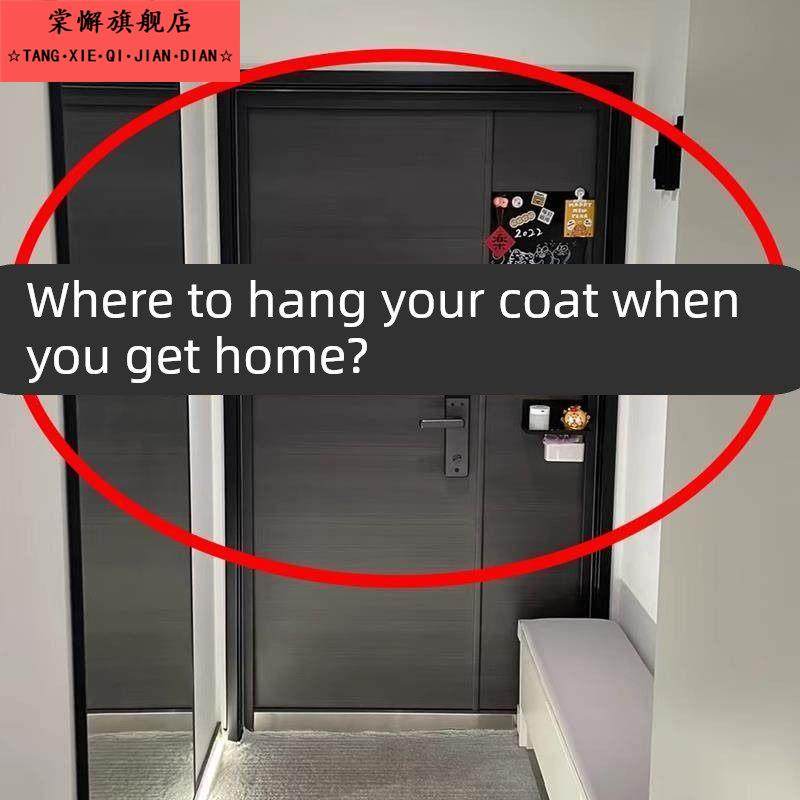 回家外套挂哪里？吸盘玄关门后挂钩免打孔入户壁挂衣架水槽沥水袋,家庭/个人清洁工具,水槽沥水袋,淘宝优惠券,粉丝福利购,淘宝优惠卷