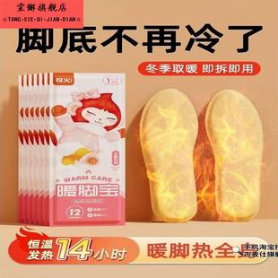 专用北方暖脚宝便携式 保暖神器发热贴鞋 垫可行走暖足男自加热冬季