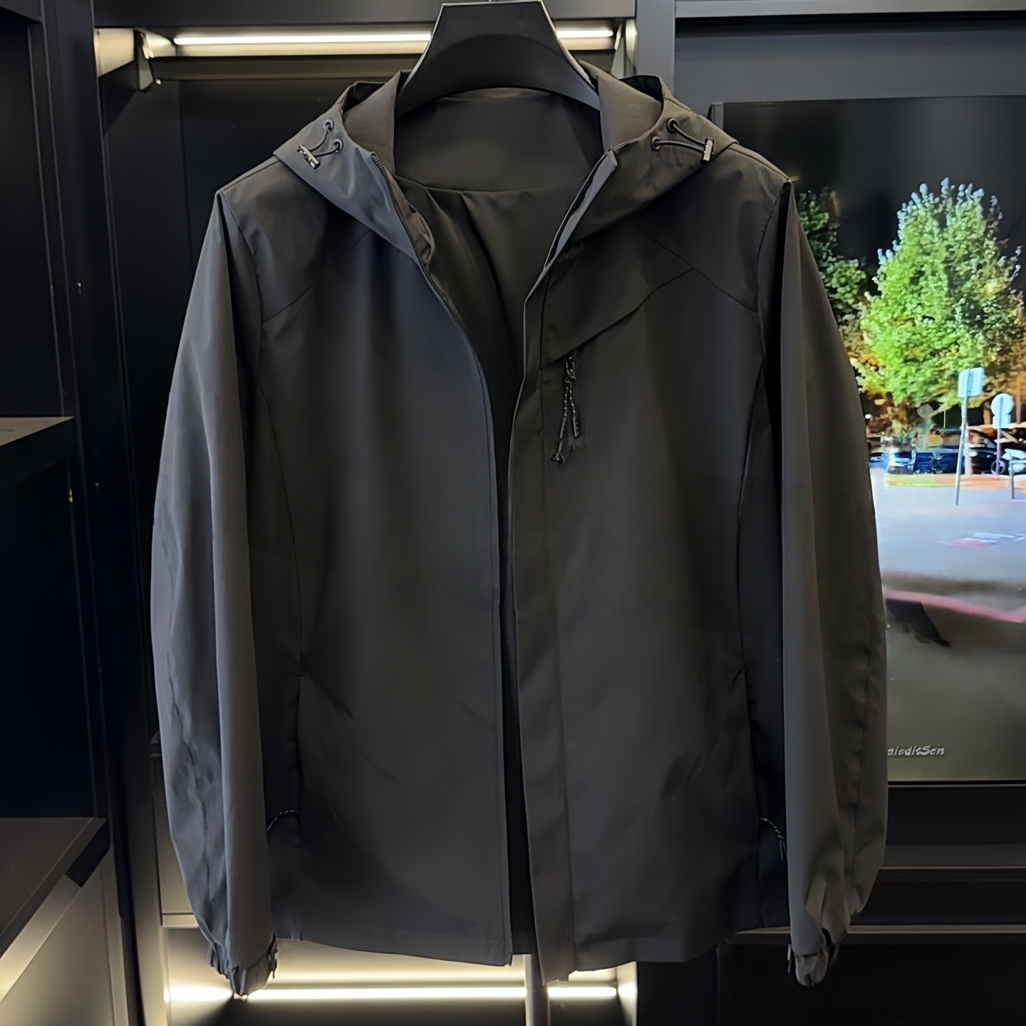 秋季新款酷帅男士高品质实用加棉户外休闲连帽冲锋衣防风夹克外套