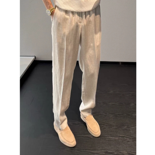 夏季男士松弛感时尚宽松直筒裤