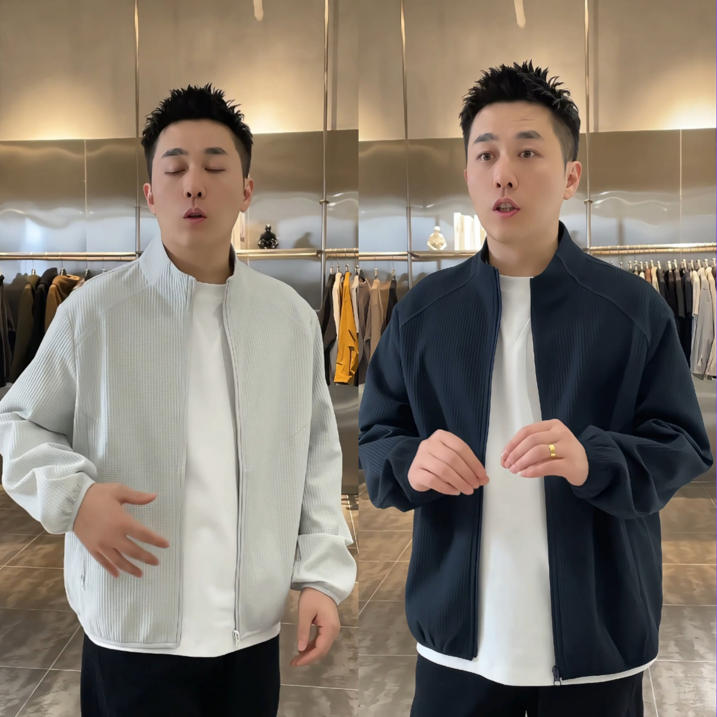 春夏男士简约时尚休闲百搭夹克