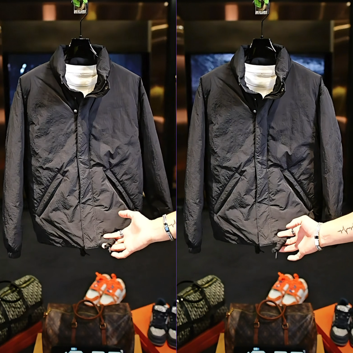 冬季新款简约保暖棉服夹克