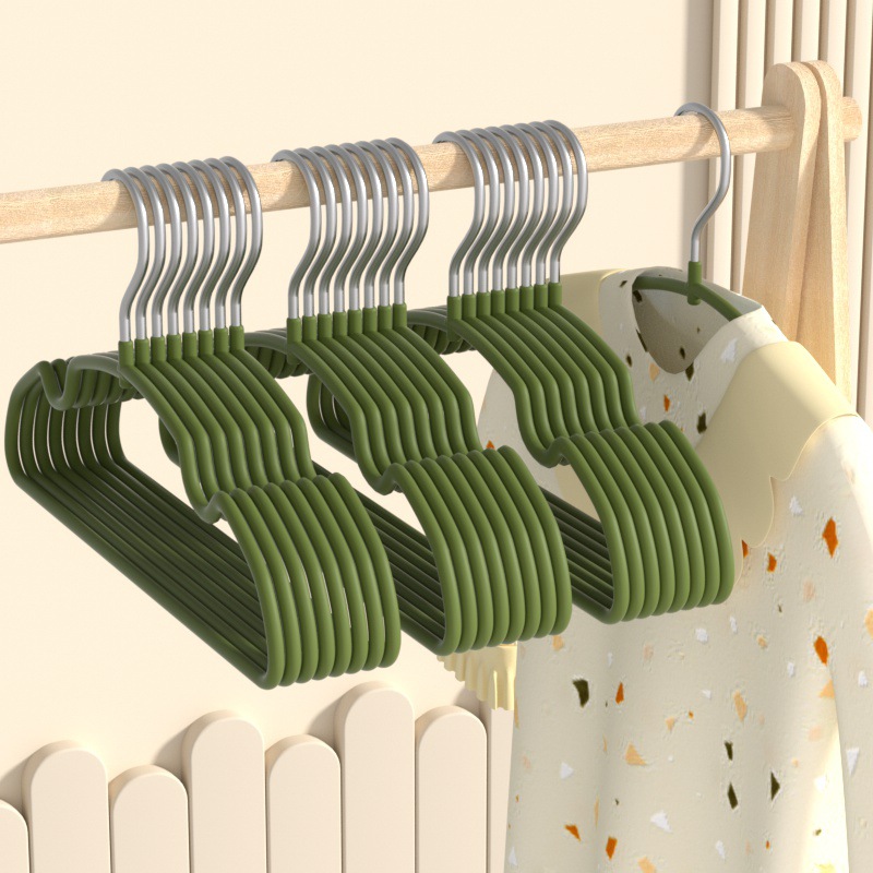 儿童加粗无痕防滑晾晒挂衣架