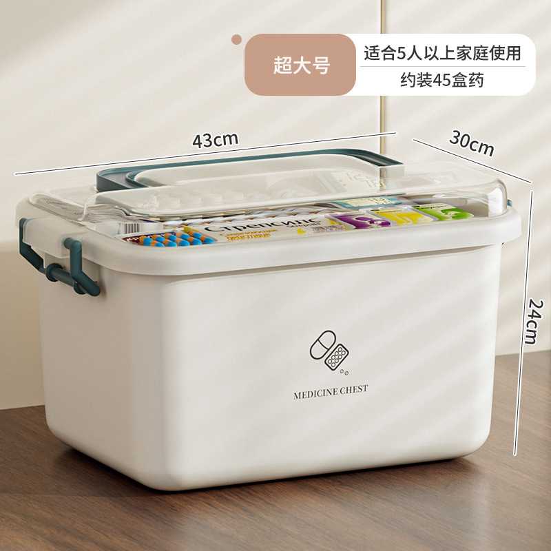 家用多层药箱｜特大容量药品分类