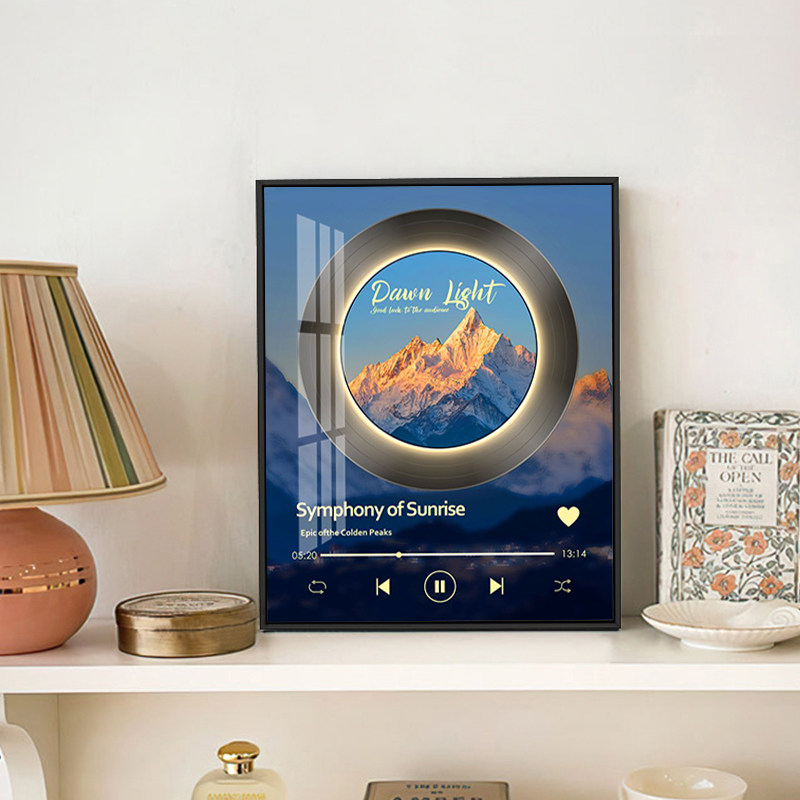 壁画音响灯光画蓝牙音箱生日礼物女生送闺蜜男生实用小众的高级感