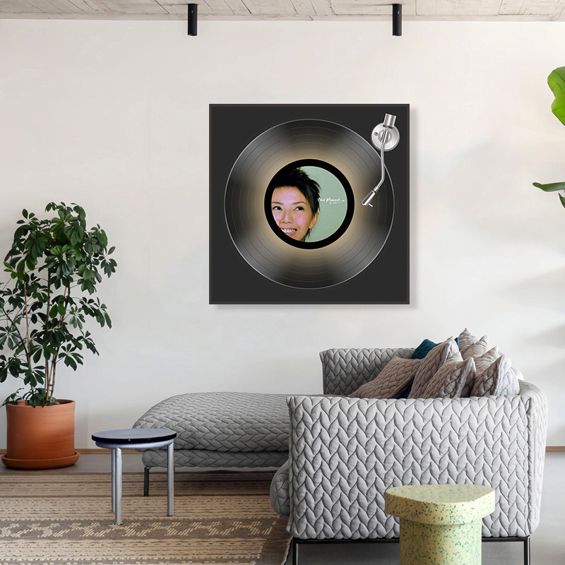 梁静茹专辑封面装饰画音乐墙蓝牙音响发光挂画卧室客厅氛围感摆件