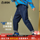 男童牛仔裤 2026春秋季 新款 ask 儿童中大童复古水洗休闲长裤