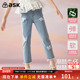 童装 牛仔裤 女童牛仔裤 ask 2026春秋季 新款 洋气儿童女孩九分裤
