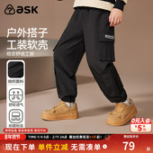 大口袋中大童户外休闲裤 ask 子2026春秋季 新款 男童工装 裤