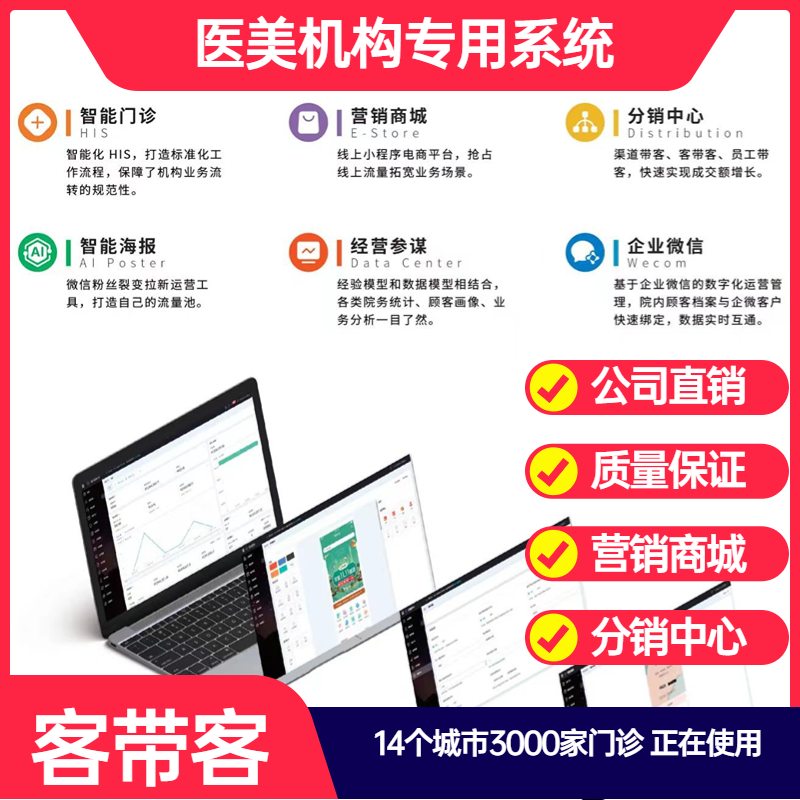 齐智创想医美系统店务管理