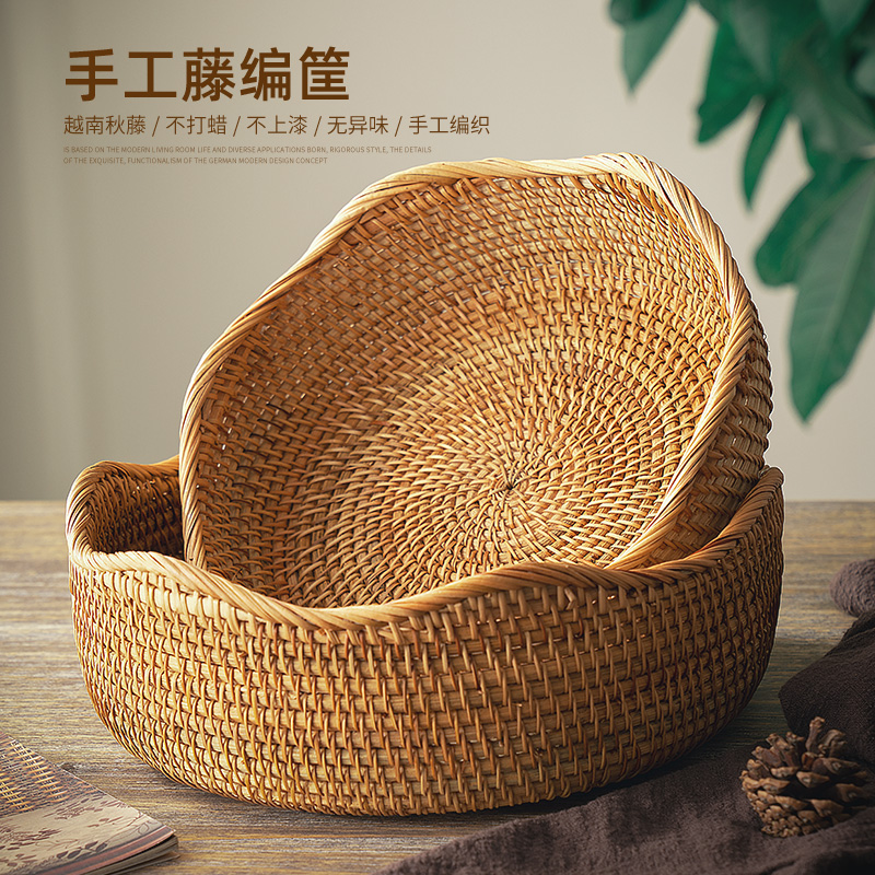 【颜选好物】纯手工藤编收纳筐