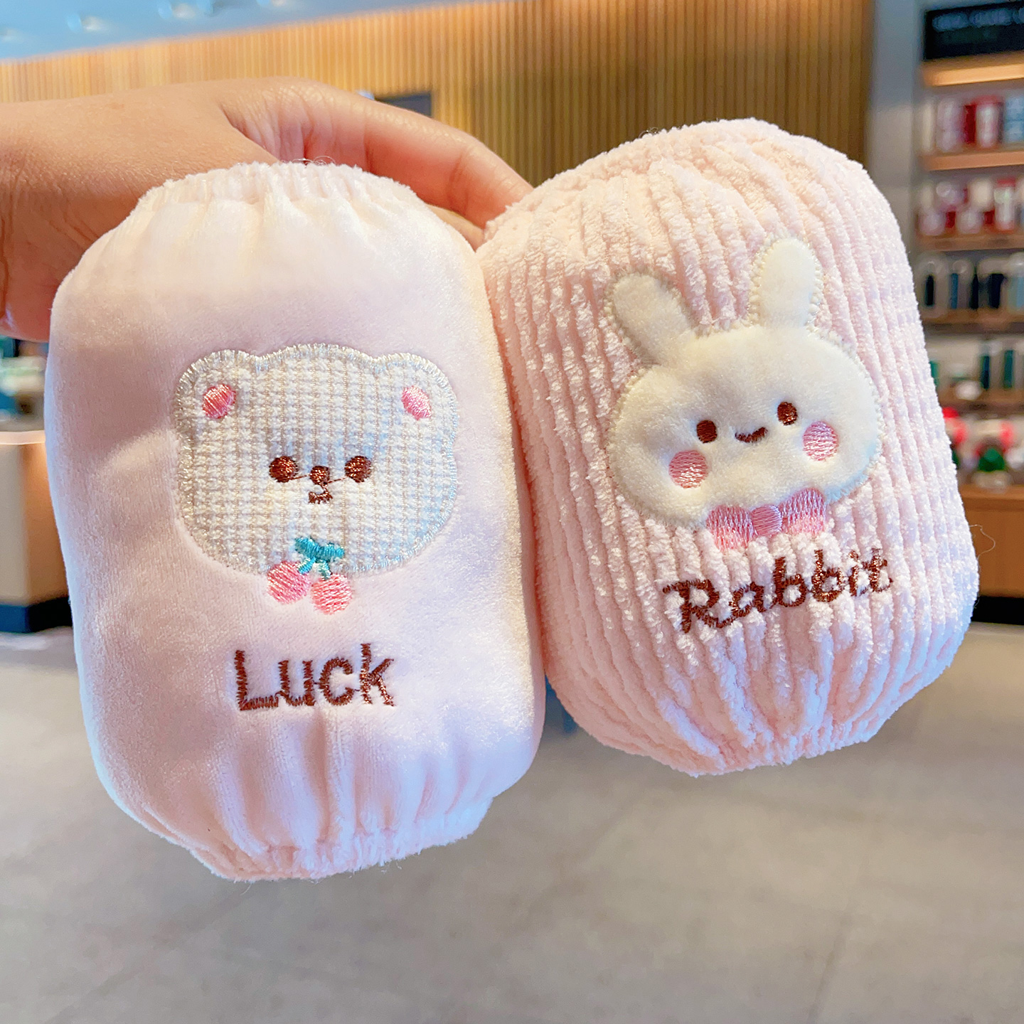 袖套女2025新款保暖防脏防寒儿童纯棉布超强弹力护胳膊卡通手臂套