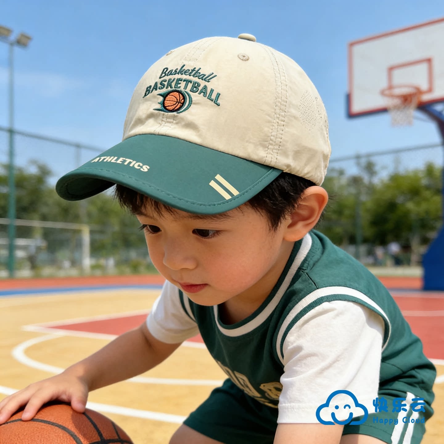 速干儿童棒球帽子春夏季户外运动男童鸭舌帽防晒遮阳宝宝太阳帽潮