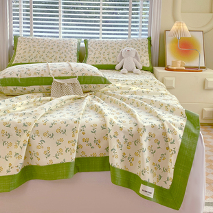 床罩 全棉老粗布A类床单单件卧室单双人家用纯棉被单四季