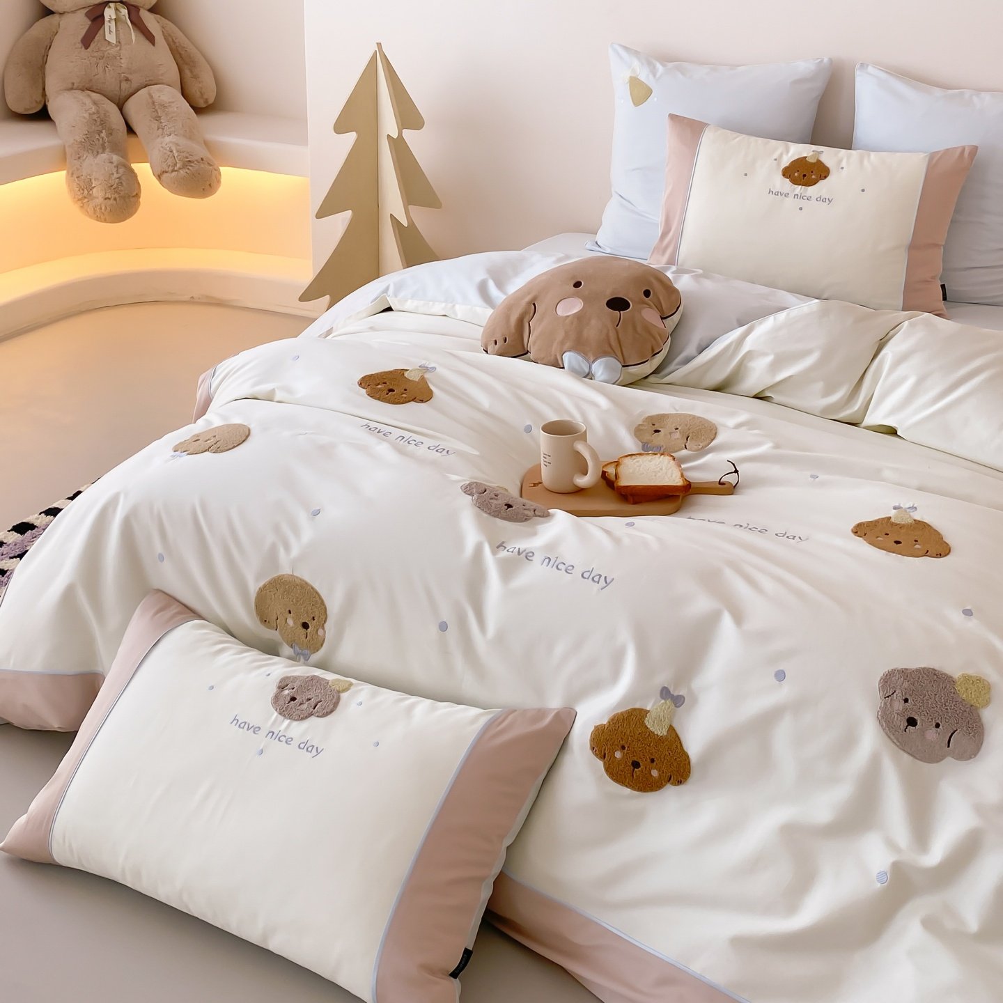 ROLAND LIVE全棉磨毛卡通四件套柔软亲肤被套床单透气儿童三件套,床上用品,床品套件/四件套/多件套,淘宝优惠券,粉丝福利购,淘宝优惠卷