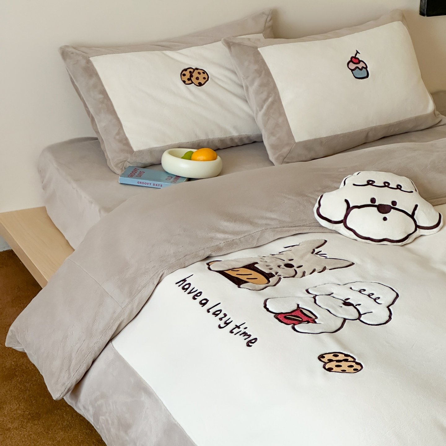 红花车秋冬儿童牛奶绒四件套卡通贴布绣保暖被套床单床上用品套件,床上用品,床品套件/四件套/多件套,淘宝优惠券,粉丝福利购,淘宝优惠卷