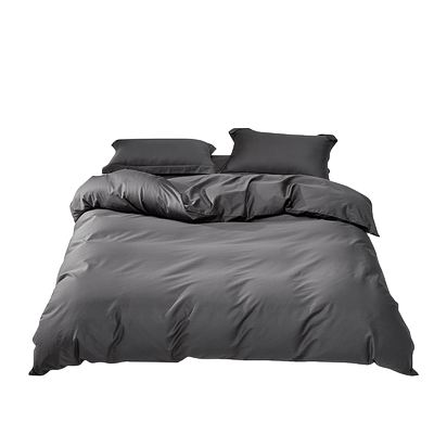 纯色100棉四件套纯棉轻奢