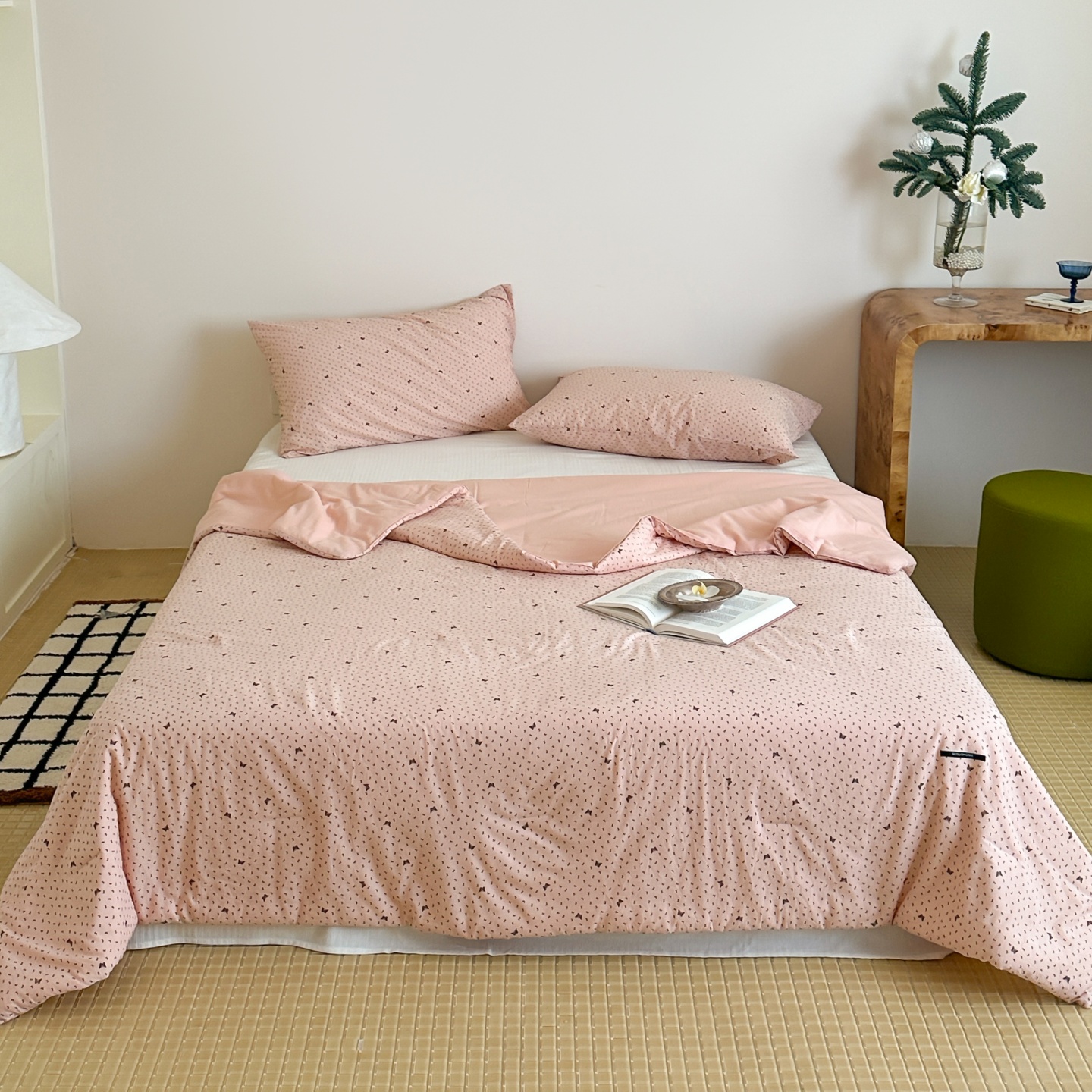 A类全棉色织高支高密大豆春秋被