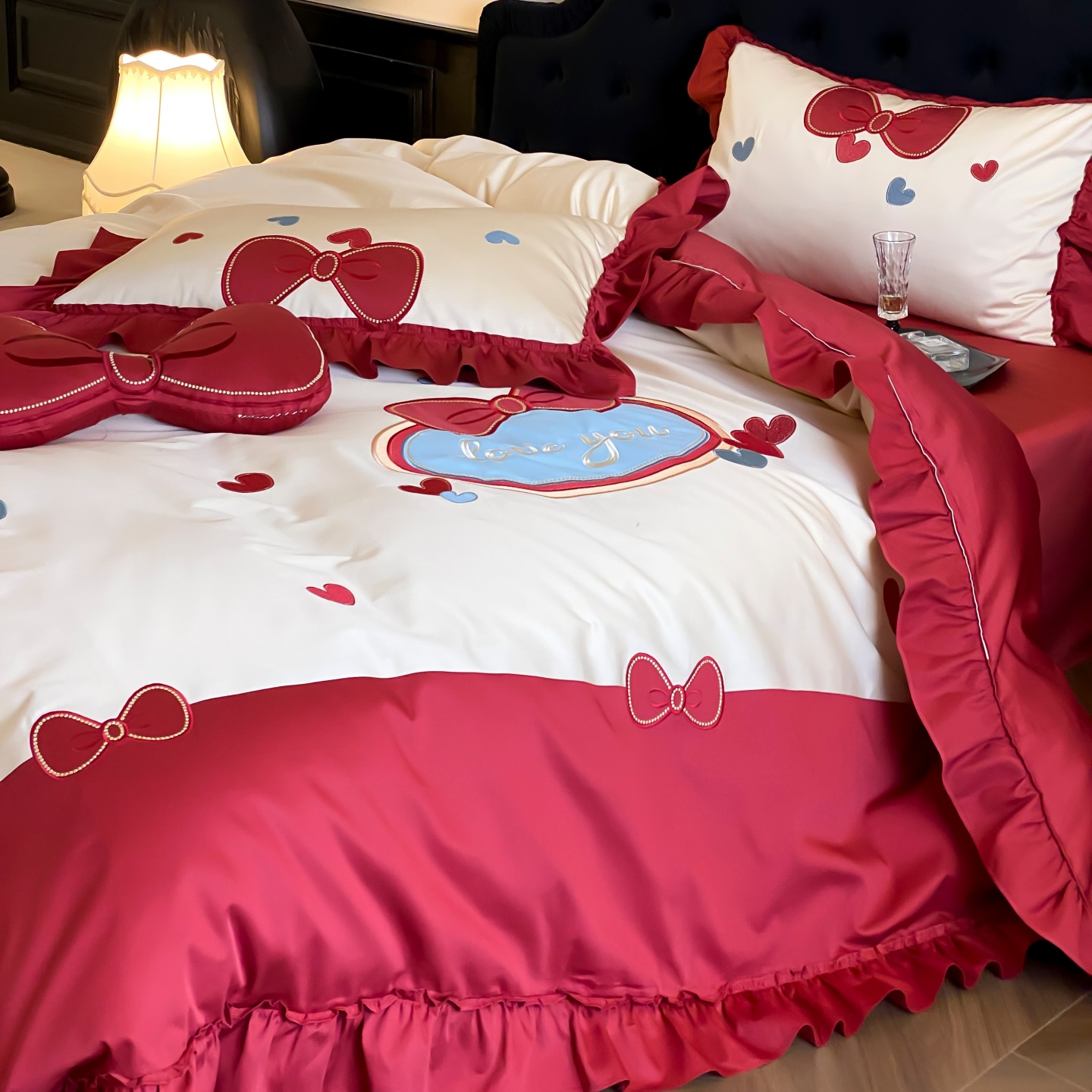 全棉100S贡缎长绒棉四件套