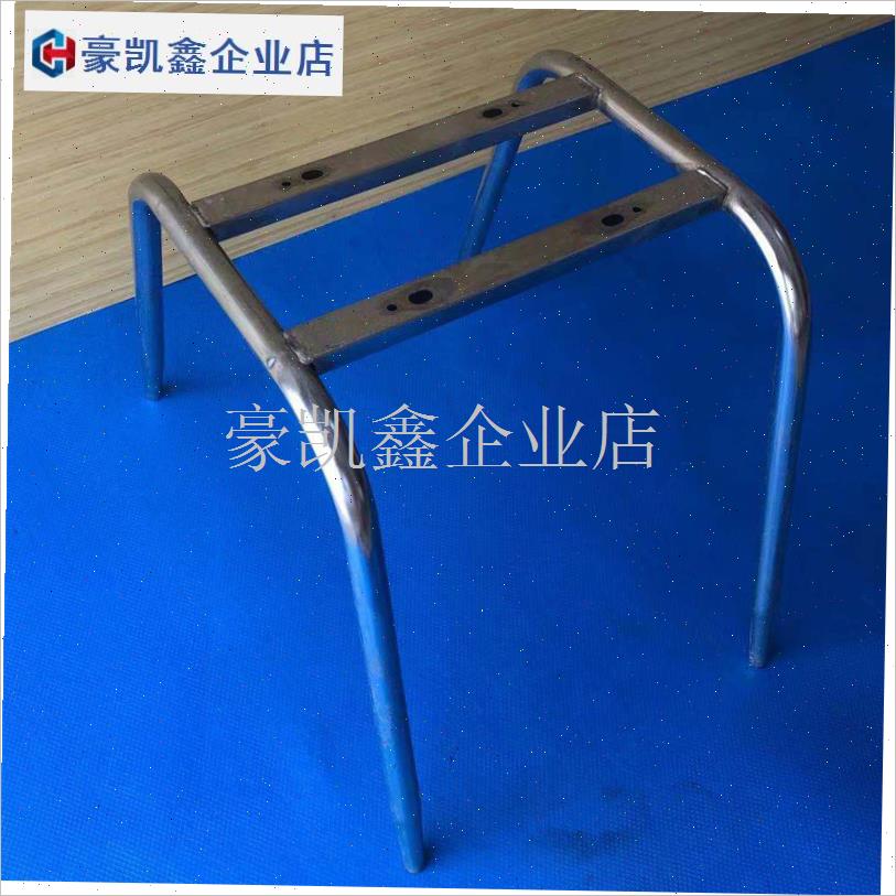 曲木椅支架不锈钢支架电镀实心支架快椅支架学X校食堂椅支架.