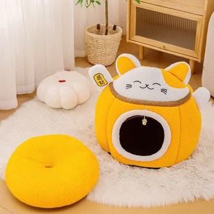 冬天保暖可拆洗狗窝猫窝四季通用封闭式安全感猫咪睡窝猫屋猫帐篷