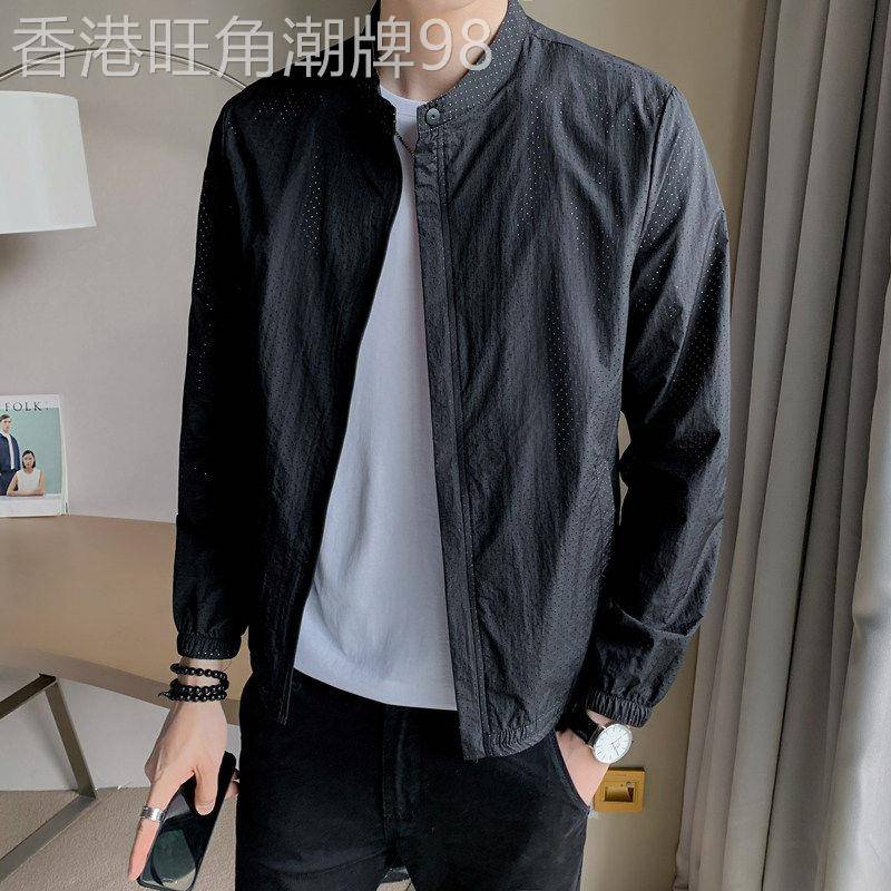 法国JENNI TENNO防晒服夹克男棒球服高端防晒衣潮夏季皮肤衣外套