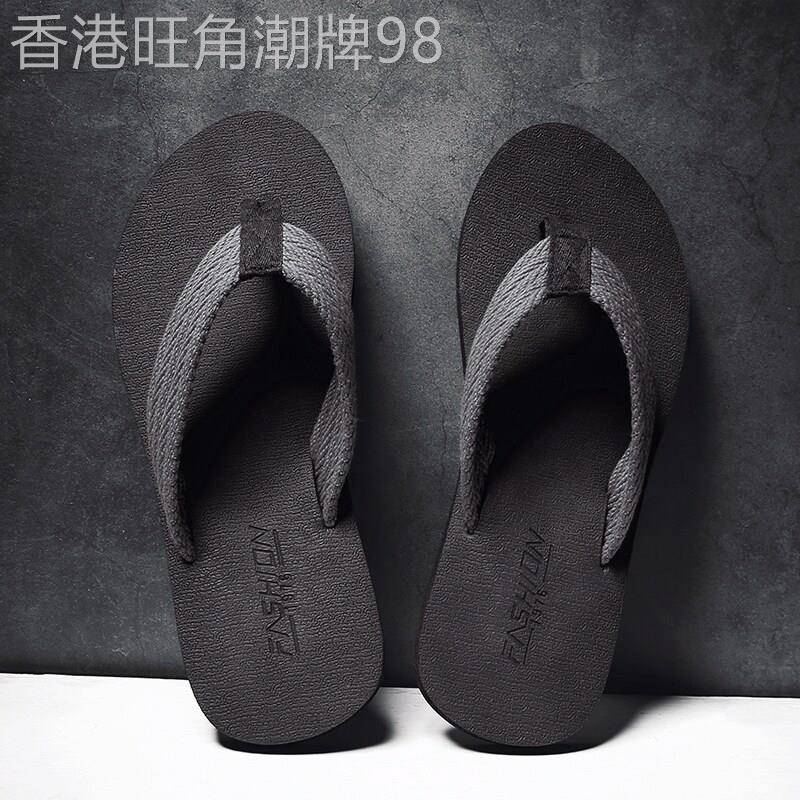 【高品质】人字拖男士帆布腰带夏潮流百搭时尚外穿防滑沙滩软底夹
