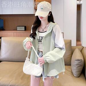 抗UV防晒衣女2026夏季新款轻薄款空调衫宽松显瘦遮肉防晒外套