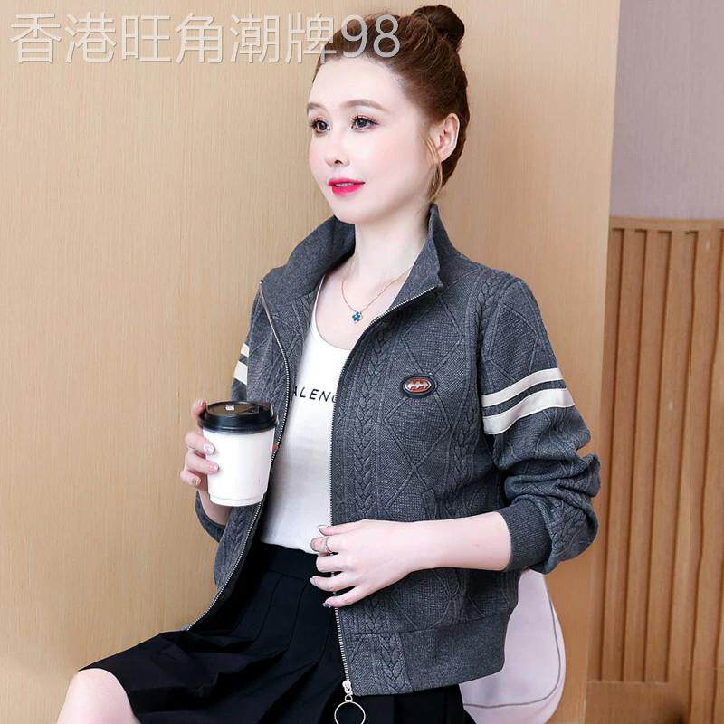 美式高街气质开衫夹克上衣女2026秋冬季新款加绒加厚棒球服短外套