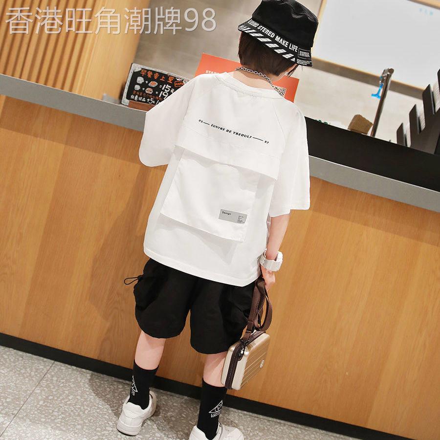 韩国男童短袖t恤2026夏季新款儿童纯棉t恤中大童男孩夏装洋气上衣